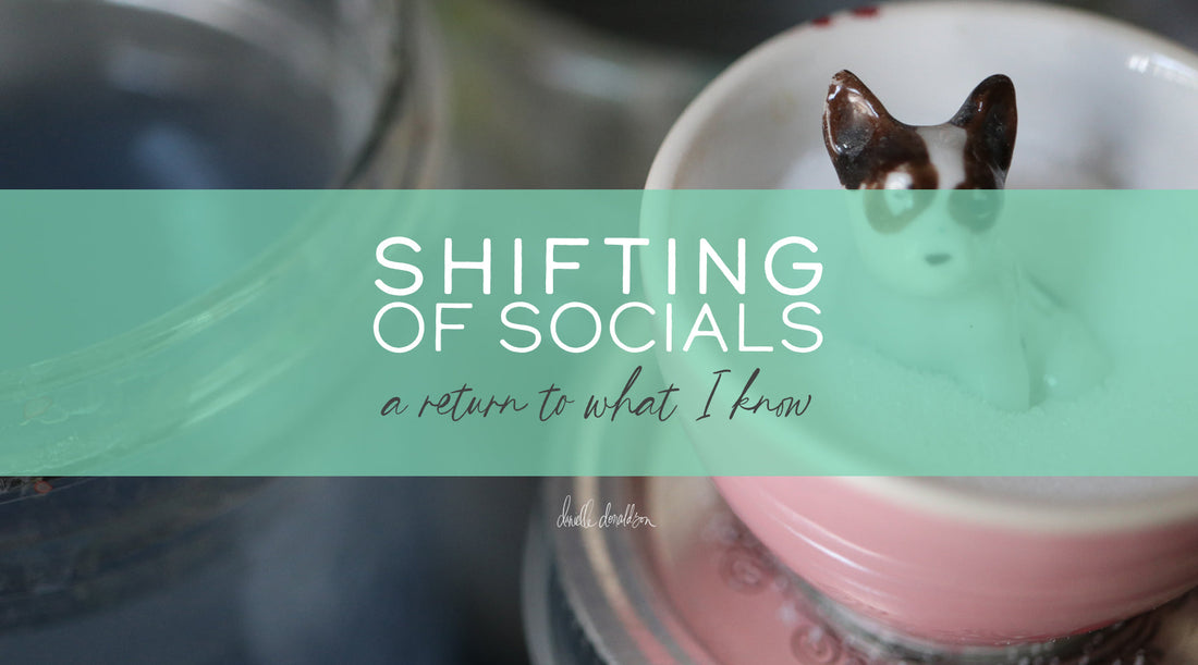 Shifting of Socials: A Return to What I know